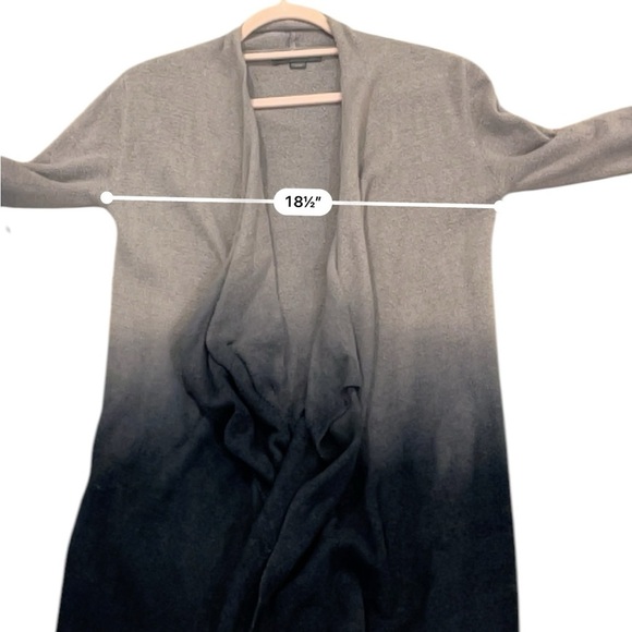 Barefoot Dreams Bamboo Chic Lite cardigan gradient color drape front sm/med - Picture 4 of 8